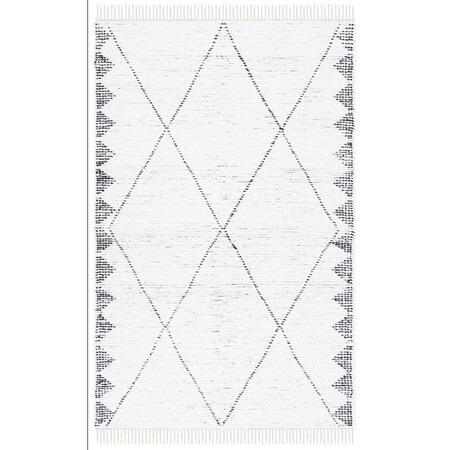 Safavieh 4 x 6 ft. Casablanca Hand Woven Rectangle Area Rug Ivory & Black CSB462A-4